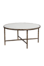 Brass Framed Marble Coffee Table by Splendido Riyaz