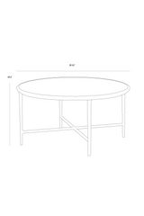 Brass Framed Marble Coffee Table by Splendido Riyaz, alternate view 7