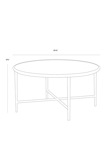 Brass Framed Marble Coffee Table by Splendido Riyaz, alternate view 7