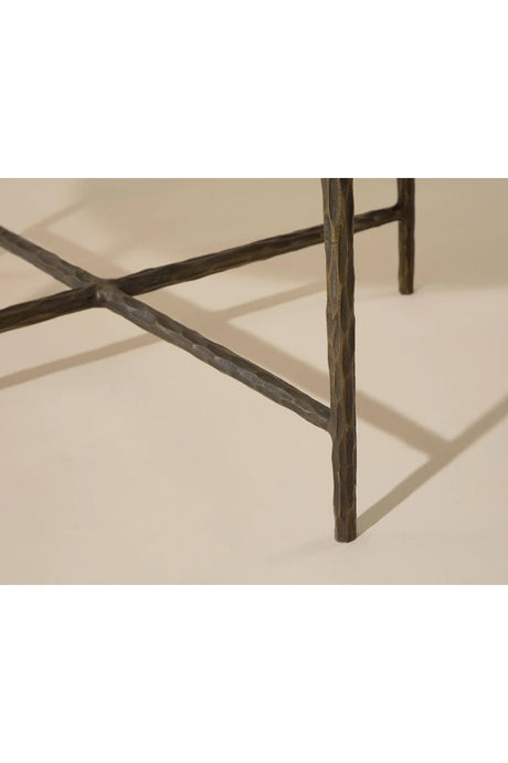 Brass Framed Marble Coffee Table by Splendido Riyaz, alternate view 5