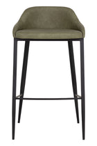 Low-Back Leather Look Bar Stool by Splendido Astra Barstool, alternate view 15