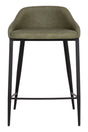 Low-Back Leather-Look Counter Stool by Splendido Astra
