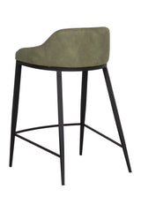 Low-Back Leather-Look Counter Stool by Splendido Astra, alternate view 5
