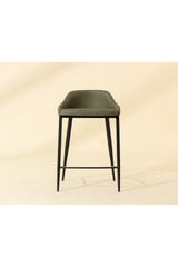 Low-Back Leather-Look Counter Stool by Splendido Astra, alternate view 7