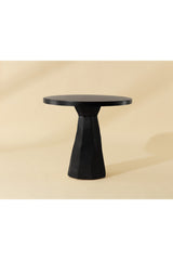 Natural Indoor/Outdoor Travertine Look Bistro Table by Splendido Kliff Outdoor Dining Table, alternate view 15