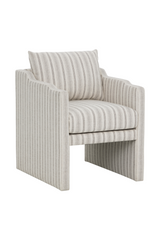 Stripe Patterned Dining Armchair by Splendido Scala Dining Chair
