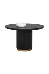Oak Round Dining Table by Splendido Kalla, alternate view 10