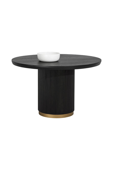 Oak Round Dining Table by Splendido Kalla, alternate view 10