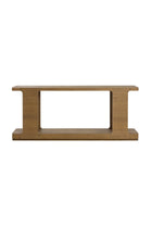 Textured Wood Console Table by Splendido Hercules