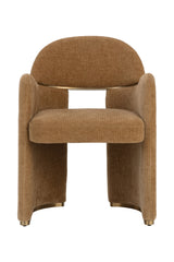 Modern Art Deco Dining Armchair by Splendido Snowden Dining Chair, alternate view 8