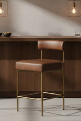 Low Back Fabric Counter Stool by Splendido Seneca Barstool, alternate view 13