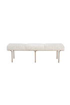 Slim Frame Upholstered Bench by Splendido Nuvella