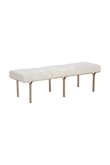 Slim Frame Upholstered Bench by Splendido Nuvella, alternate view 4