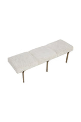 Slim Frame Upholstered Bench by Splendido Nuvella, alternate view 5