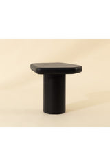 Black Organic-Shaped Indoor/Outdoor End Table by Splendido Detti Outdoor Side Table, alternate view 12