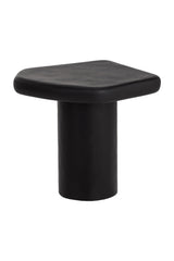Black Organic-Shaped Indoor/Outdoor End Table by Splendido Detti Outdoor Side Table, alternate view 3