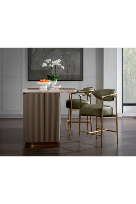 Curved Back Counter Stool by Splendido Heloise, alternate view 10