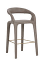 Open-Back Leather Bar Stool by Splendido Atika Barstool