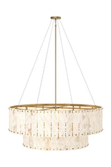 2-Tier Alabaster Chandelier by Splendido Apsara, alternate view 3