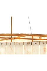 2-Tier Alabaster Chandelier by Splendido Apsara, alternate view 6