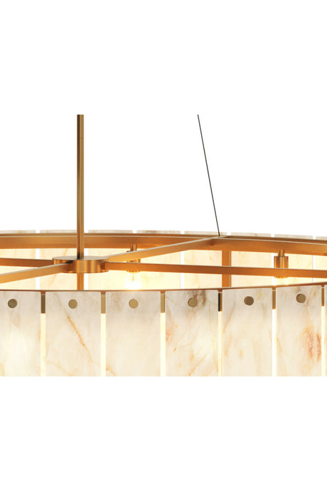 2-Tier Alabaster Chandelier by Splendido Apsara, alternate view 6