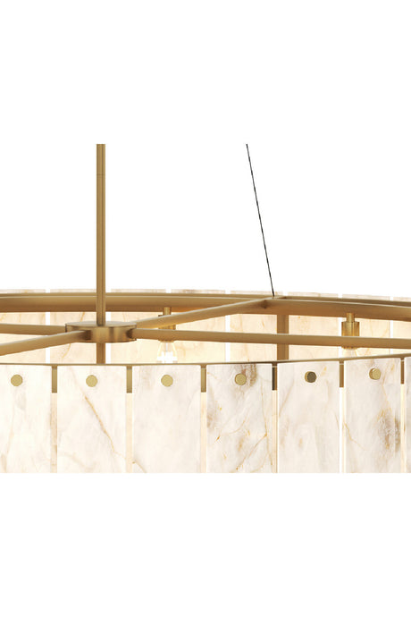 2-Tier Alabaster Chandelier by Splendido Apsara, alternate view 7