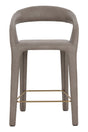 Sleek Upholstered Counter Stool by Splendido Atika