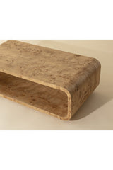 Burl Veneer Coffee Table by Splendido Rowena, alternate view 10