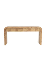 Burl Veneer Console Table by Splendido Rowena