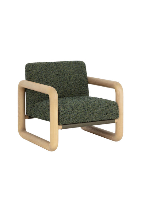 Green Textured Fabric Lounge Chair by Splendido Nubo Accent Chair