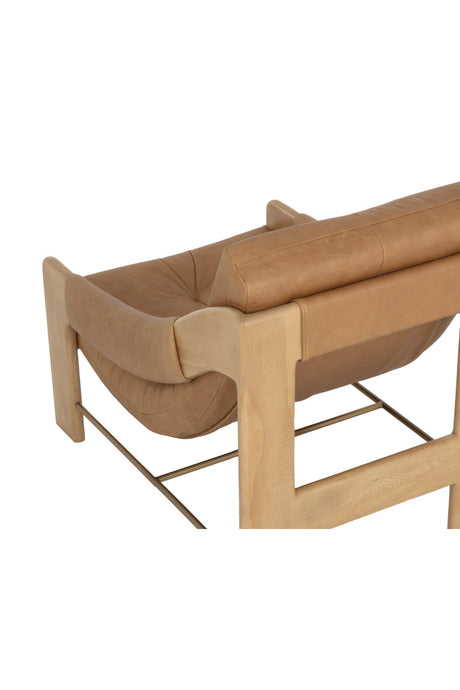 Reclined Leather Lounge Chair by Splendido Rafferty Accent Chair, alternate view 6