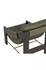 Reclined Leather Lounge Chair by Splendido Rafferty Accent Chair, alternate view 13