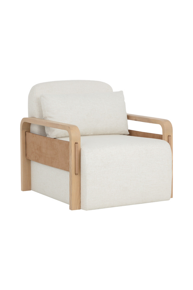 Ash-Framed Swivel Lounge Chair by Splendido Otso Accent Chair