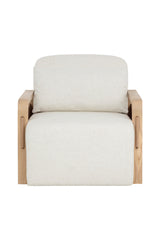 Ash-Framed Swivel Lounge Chair by Splendido Otso Accent Chair, alternate view 3