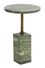 Marble-Look Indoor/Outdoor End Table by Splendido Mizani Outdoor Side Table, alternate view 3