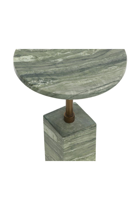 Marble-Look Indoor/Outdoor End Table by Splendido Mizani Outdoor Side Table, alternate view 6
