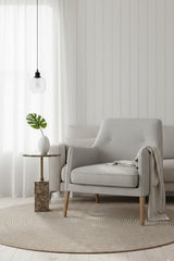 Marble-Look Indoor/Outdoor End Table by Splendido Mizani Outdoor Side Table, alternate view 19