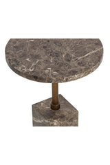 Marble-Look Indoor/Outdoor End Table by Splendido Mizani Outdoor Side Table, alternate view 18