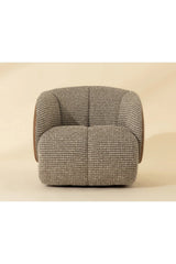 Boucle Swivel Lounge Chair by Splendido Camie Accent Chair, alternate view 8