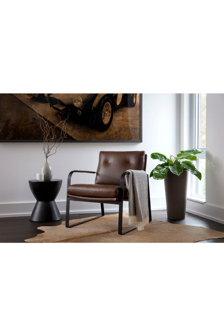 Hourglass Indoor/Outdoor End Table by Splendido Logan Side Table, alternate view 10