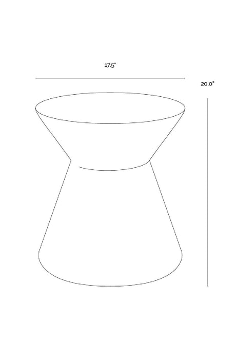 Concrete Indoor/Outdoor End Table by Splendido Astley Outdoor Side Table, alternate view 17