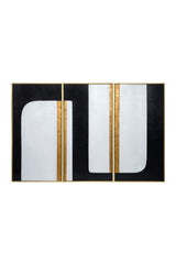 Refined Abstract Canvas Set (3) by Splendido The Path Art Print