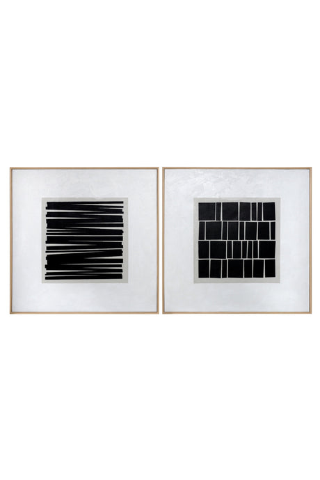 Contemporary Canvas Art Set (2) by Splendido Split Personality Art Print