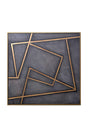 Gold Lines Framed Art by Splendido In A Maze Art Print