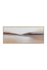 Brown Minimalist Landscape Art by Splendido Desert Sands Art Print