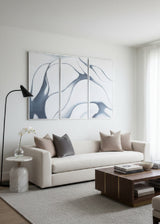 Triptych Abstract Wall Art Set (3) by Splendido Meditation Art Print, alternate view 2