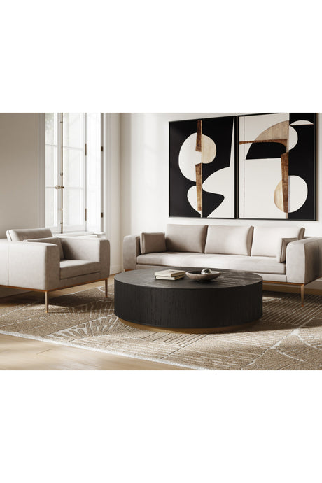 Black Abstract Modern Art Set (2) by Splendido Good Neighbours Art Print, alternate view 6