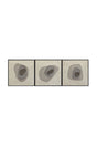Taupe Abstract Art Set (3) by Splendido Zen Garden Art Print