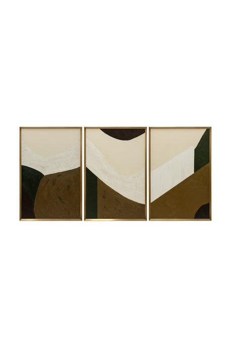 Earth-Toned Abstract Art by Splendido Road Trip Art Print, alternate view 3