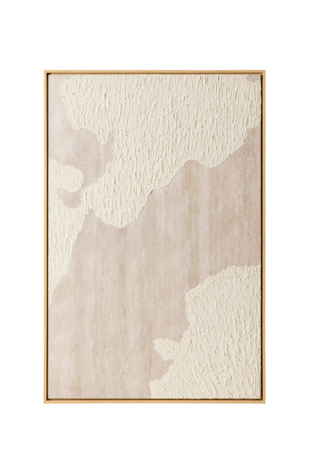 Refined Neutral Abstract Wall Art by Splendido World Views Art Print